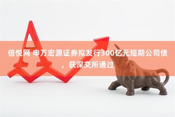 倍悦网 申万宏源证券拟发行300亿元短期公司债，获深交所通过